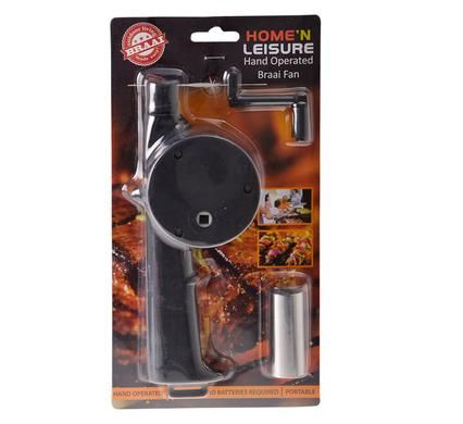 Bulk Pack 4 x Home 'N Leisure Hand Operated Braai Fan