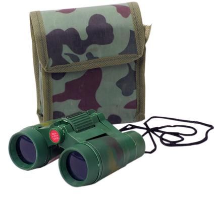 Bulk Pack 4 x Novelty Binoculars Plastic 11cm x 8.5cm In Pouch