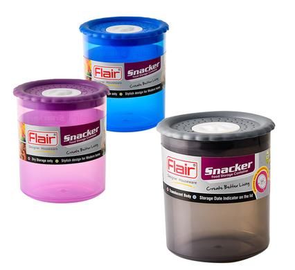 Bulk Pack 4 x Round Snack Container - 950ml