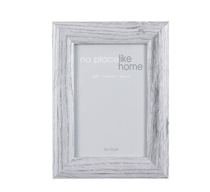 Bulk Pack 4 x Wooden Grain Design Plastic Frame - 10cm x 15cm