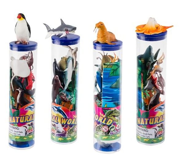 Bulk Pack 4 x Sea Animals in a Tube Assorted
