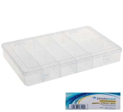 Bulk Pack 5 X Utility Box Mega (27cm x 18cm x 3.8cm)