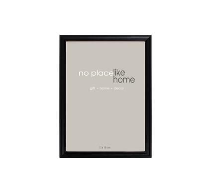 Bulk Pack 5 X Wood Black Finish Photo Frame (Photo Size: 13 x 18cm)