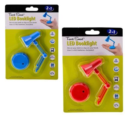 Bulk Pack 5 X Torch Booklight Mini Adjustable (3x AG3 Batteries)