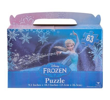 Bulk Pack 5 X Puzzle Frozen Gift Box
