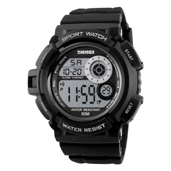 Skmei Water Resistant Sports Watch - Black/Red