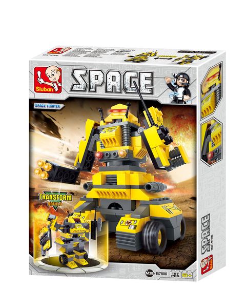 Sluban Space Fighter -Transform Gorilla - 157 Piece