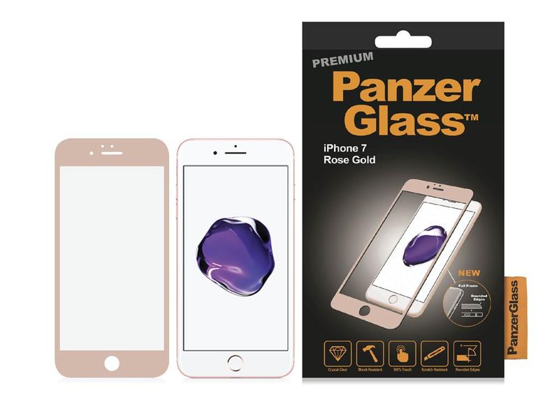 Panzerglass Tempered Glass for iPhone 7 - Rose Gold Premium