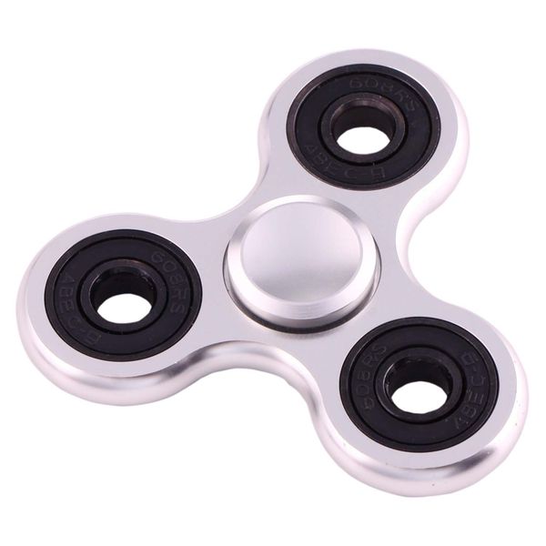 Tuff-Luv Fidget Spinner Trio Metal Alloy - Silver Assassin