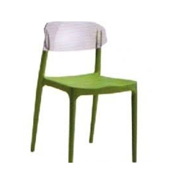 Patio Style - Green Futuro Chair With Clear Back