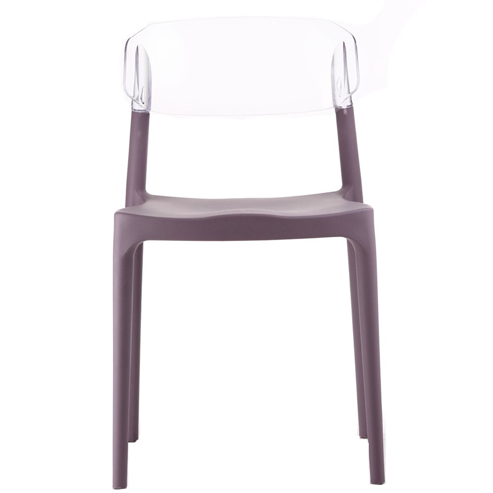 Patio Style Grey Futuro Chair With Clear Back In Patio Style Grey Futuro Chair With Clear Back Loading Zoom