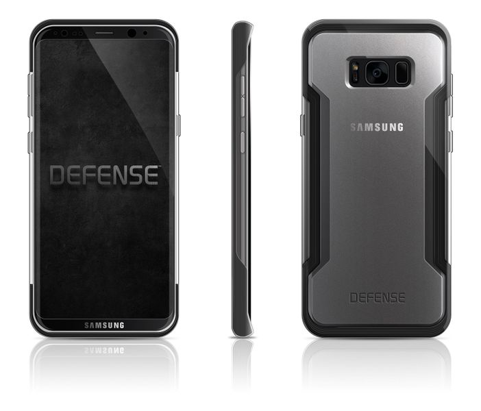 X-Doria Defense Clear Galaxy S8 Plus Cover - Black