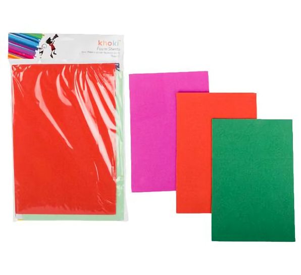 Bulk Pack 4 x Accessories Foam Art & Craft Sheets Pack Of 10 Buy
