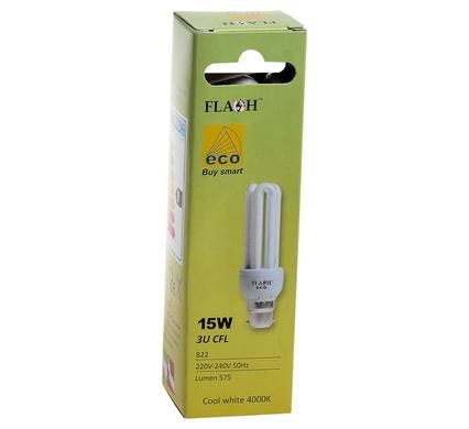 Bulk Pack 4 x Energy Saver Globe B.C. Fitting 15W 240V Cool White