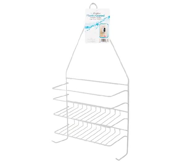 Bulk Pack 4 x Plastic Coated 48cm Wire Shower Caddy Shop Today. Get
