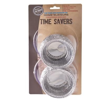 Bulk Pack 4 x 36 Piece Aluminium Foil Cake Cups - 7.5cmx1.5cm
