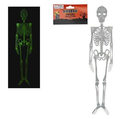 Bulk Pack 4 x Norror Hanging Skeleton