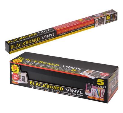 Bulk Pack 4 x Blackboard Vinyl With 5 Chalks
