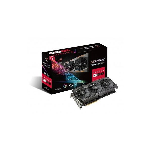 Asus Strix-Rx580-O8g-Gaming - Aura Sync RGB Lighting