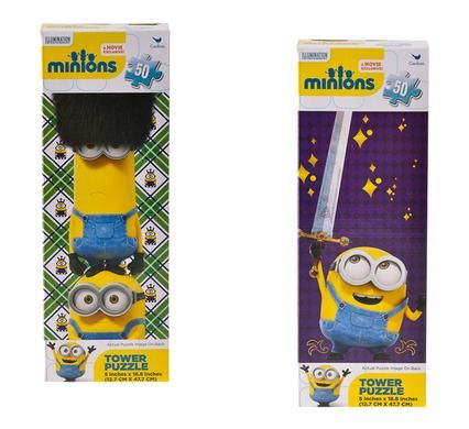 Bulk Pack 4 x Licensed Minions Tower 50 Piece Puzzle