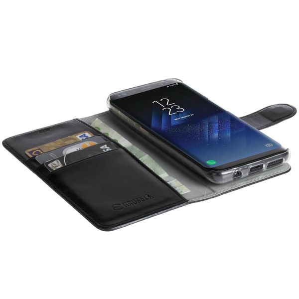 Krusell Ekero FolioWallet 2-in-1 Cover for Samsung S8+ - Black