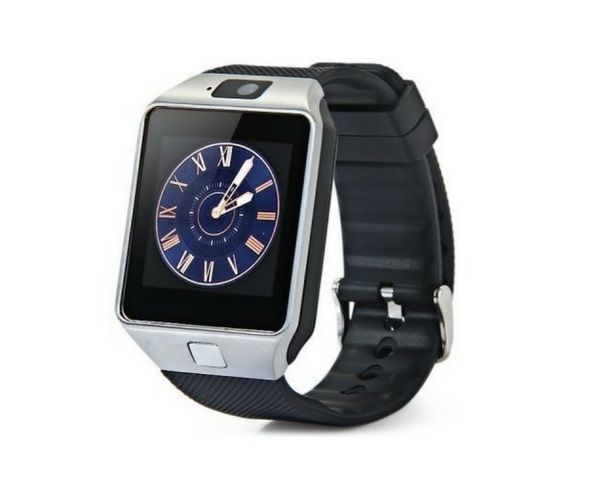 Smart Watch Pedometer SIM SD Card DZ09 - Silver