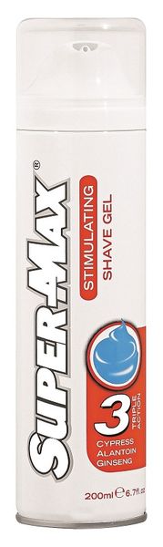 Super-Max Ultimate Stimulating Shaving Gel - 200ml
