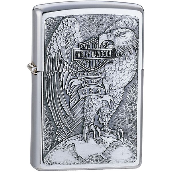 Zippo #200Hd Harley-Davidson Eagle and Globle