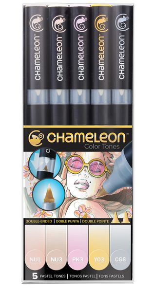Chameleon 5 Pen Set - Pastel