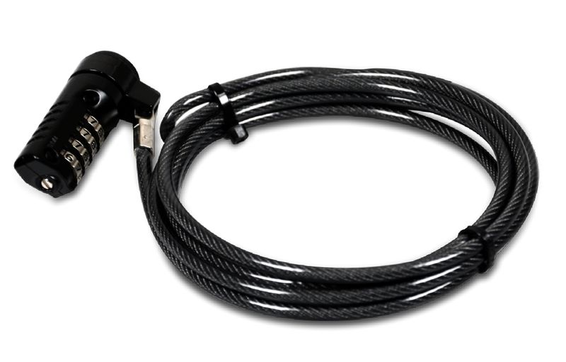 Port Design 4 Digit Notebook Combination Lock 1.8m - Black