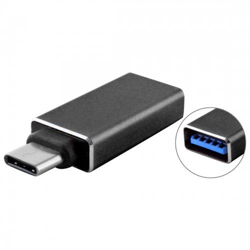 Tuff-Luv USB 3.0 to USB 3.1 Type-C Converter Adapter - Black