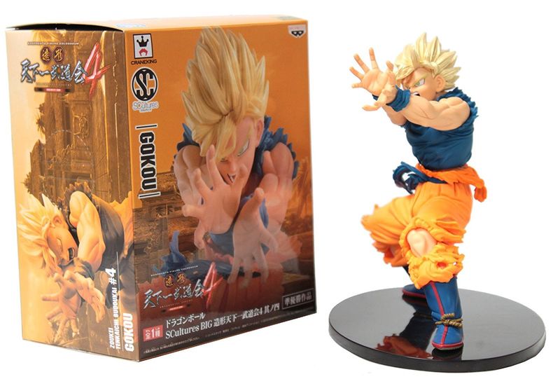 Banpresto Goku Super Saiyan 'Kamehameha' Pose Figurine