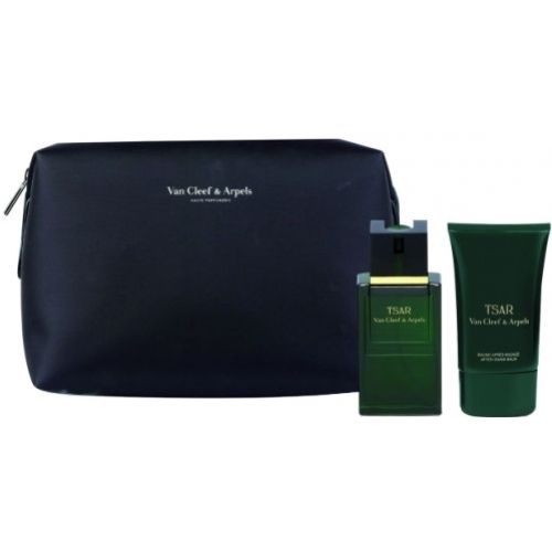 Van Cleef &amp; Arpels Tsar Gift Set for Him 100ml EDT + 100ml After Shave Balm + Pouch