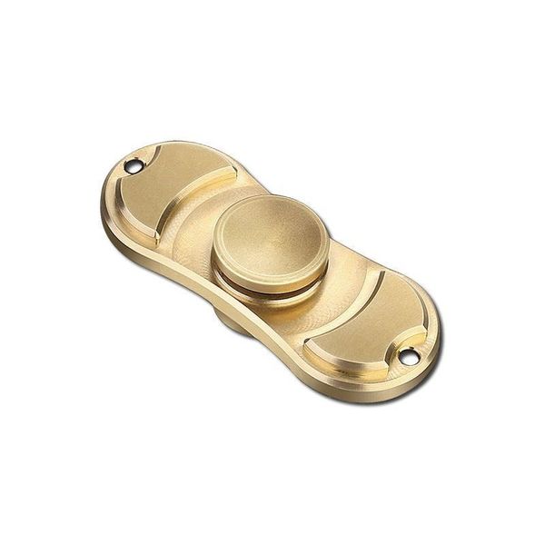 Aluminum Alloy Fidget Spinner Duo - Gold