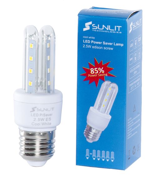 Sunlit LED 2.5W E27 Light Bulb Globe - Pack of 10