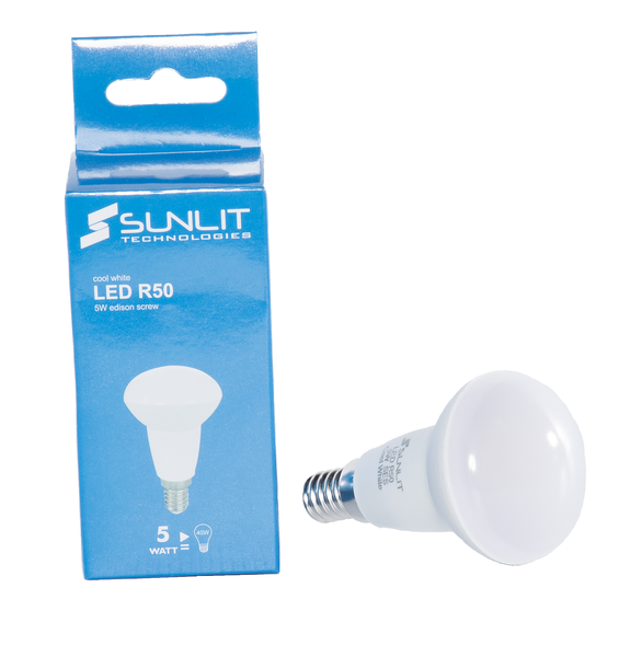 Sunlit LED R50 E14 6W Globe - Pack of 10