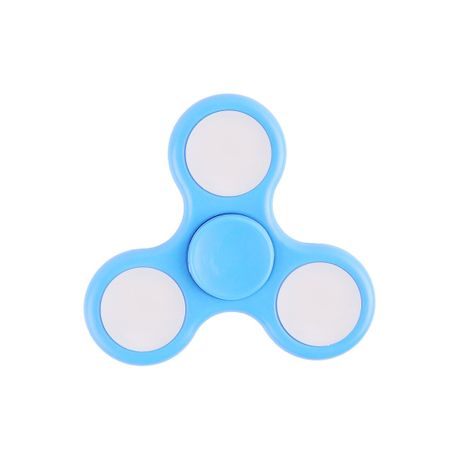 light blue fidget spinner