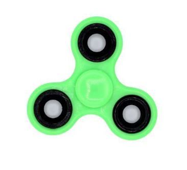 Roly Polyz Glow In The Dark Spinner - Green