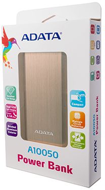 Adata Power Bank A10050 Silver