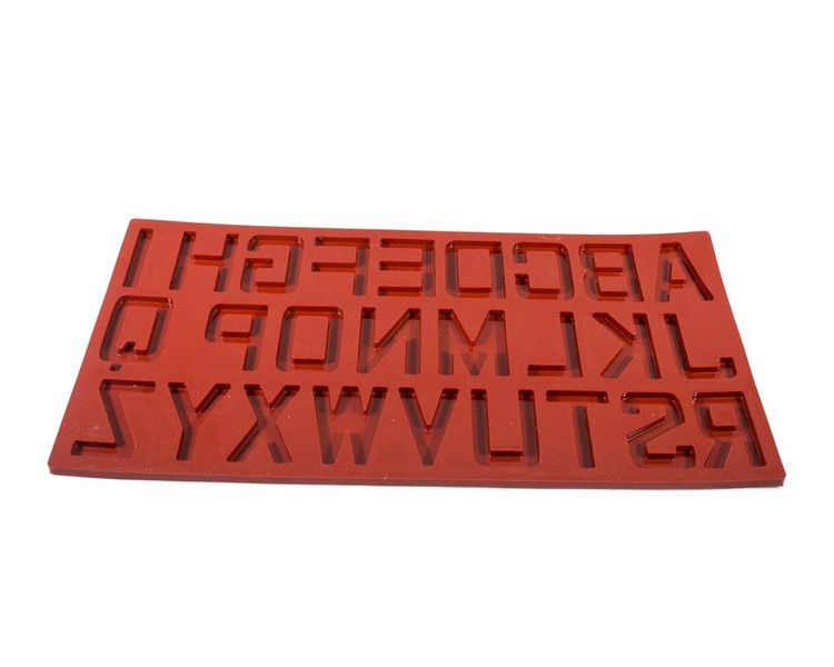 Silicone Mould Alphabet