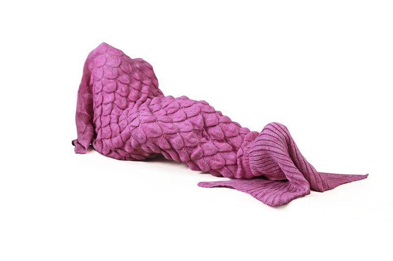 Jeronimo Mermaid Blanket Shells Purple - Small