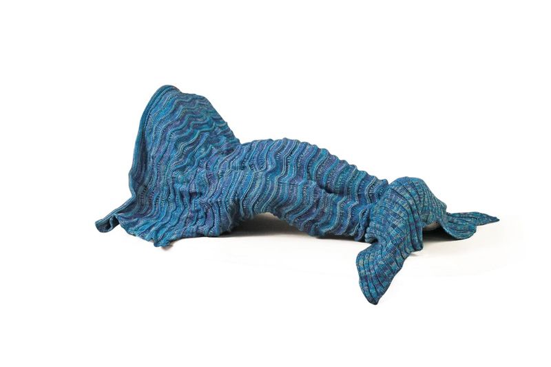 Jeronimo Mermaid Blanket Waves Blue - Large