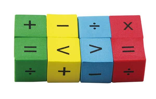 Teachers First Choice Dice 22mm 6 Face Operations Foam