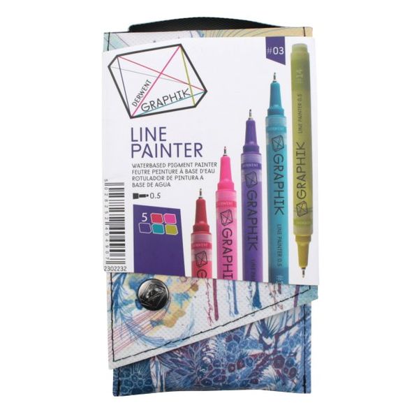 Derwent 5 Set Graphik Line Paint Pen