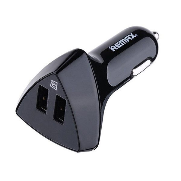 REMAX Aliens 2 USB Car Charger 3.4A with LED Voltage Display - Black
