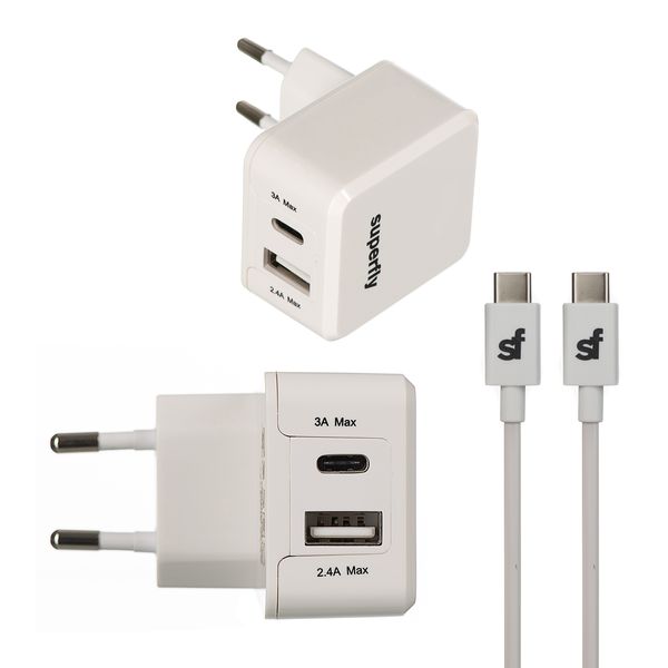 Superfly Dual USB Wall Charger Kit