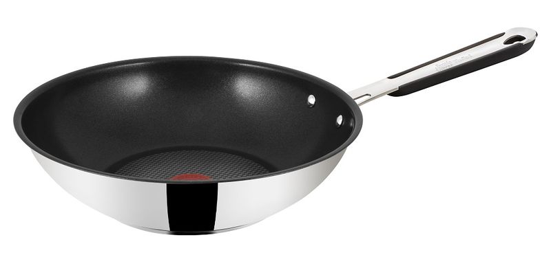 Jamie Oliver by Tefal - 28cm Wok - Silver