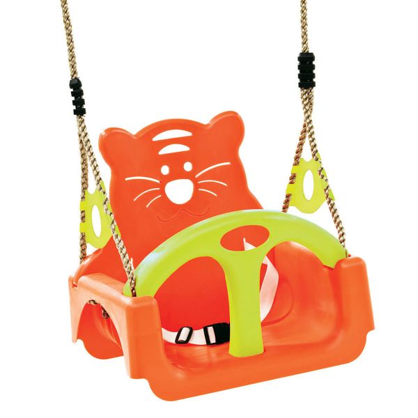 KBT Baby Seat Luxe Swing - Orange &amp; Lime Green