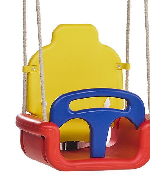 Kbt Baby Seat Growing Type Swing - Yellow, Blue &amp; Red