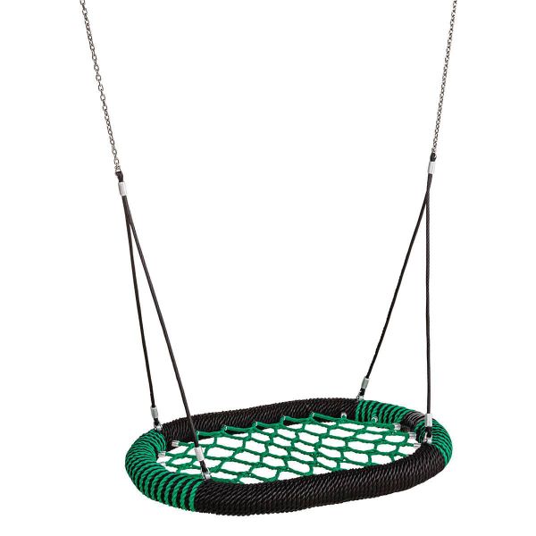 Kbt Kids' Oval Swing - Black &amp; Green